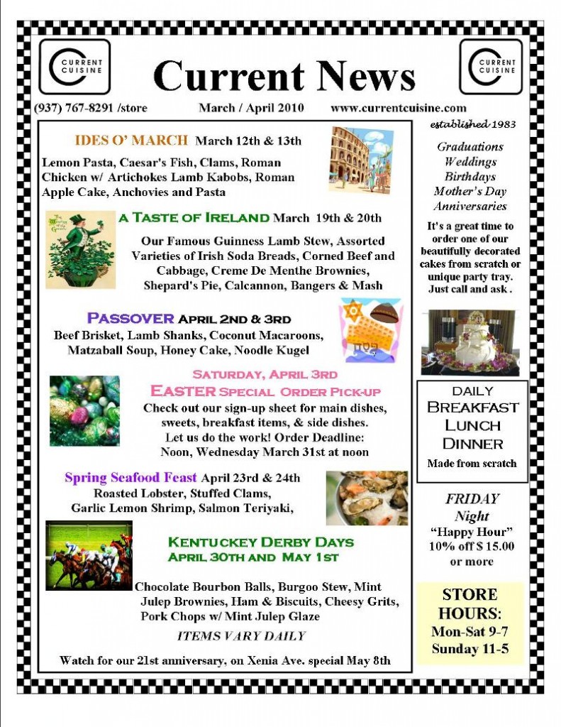 Current News March-April 2010